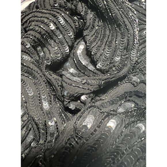 Vintage Leslie Fay Evenings Beaded Silk Jacket Medium - Picture 3 of 9